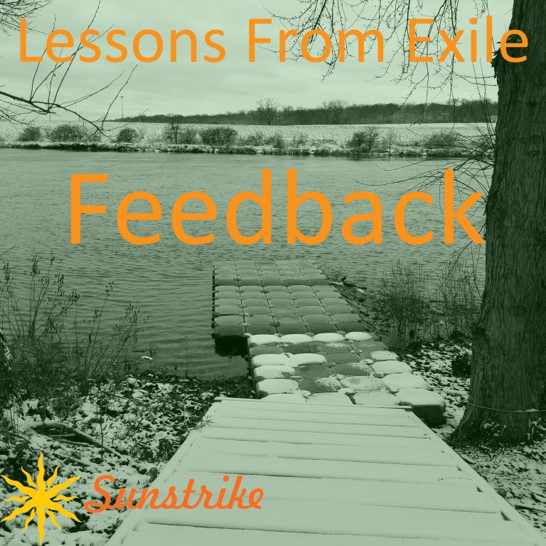 Lessons from Exile #93: Feedback
